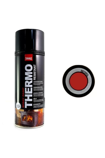 beorol Akrylová farba v spreji odolná voči teplu do 600 °C, červená Rosso, 400 ml