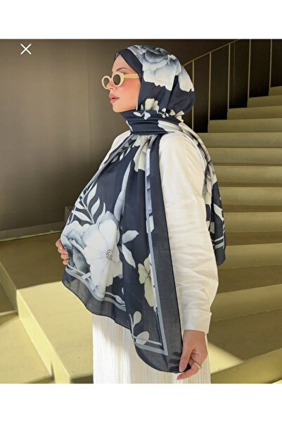 MODA Mineleşarp Autumn Color Tones Soft Pattern Transition Cotton Shawl