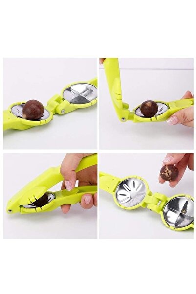 GOLD MARKET Nut and Chestnut Cracker Pliers, Metal, 17.5x5.5x5 cm, Easy to Use, Green