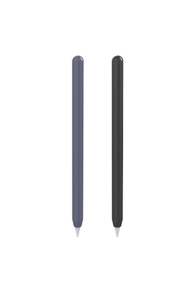 OEM Set of 2 silicone cases for Apple Pencil 2 - Navy and Black