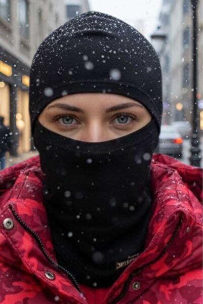 Trenderrs Women's Windproof Thermal Hooded Ski and Biker Mask Thermal Balaclava