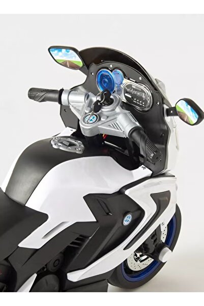 BabyCara Children's Electric Motorcycle 12 V with USB Light & Music and 2 Motor Suitable upto 3-6 years