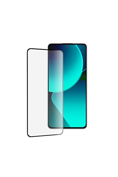 SOFAL Protector de ecran pentru Xiaomi 13T/13T Pro, sticlă 111D cu acoperire completă/adeziv complet, C7, negru