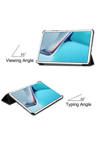 OEM -leather flip case for Huawei MatePad Pro 11 (2022) - Office design in red shades