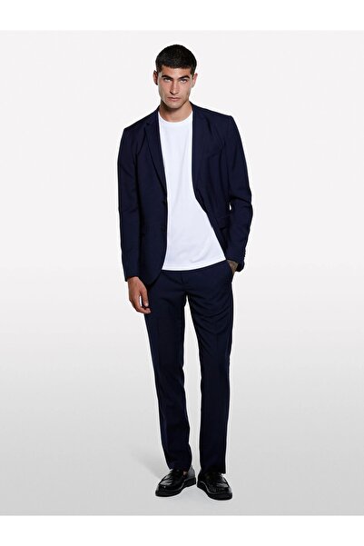 Sisley Ανδρικό μπλουζάκι με λαιμόκοψη από 100% βαμβάκι 325A3YNVS104Q-SIS101