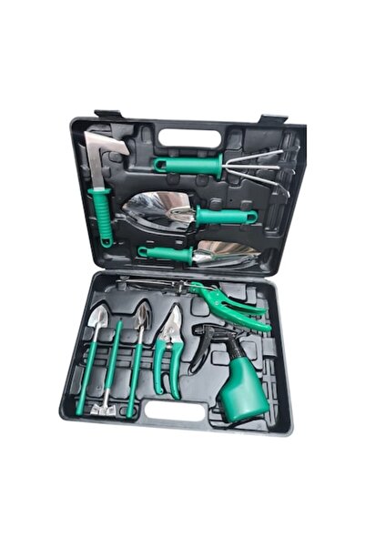 GOLD MARKET Σετ αξεσουάρ εργαλείων κηπουρικής, ατσάλι 10 τεμαχίων, φύτευση & ...