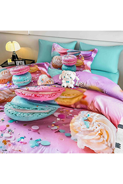 CHIRASO CHIRASO Bedding, 5D, Finet, ELASTIC Sheet 180x200+30cm, Duvet Cover, 4 Pillowcases