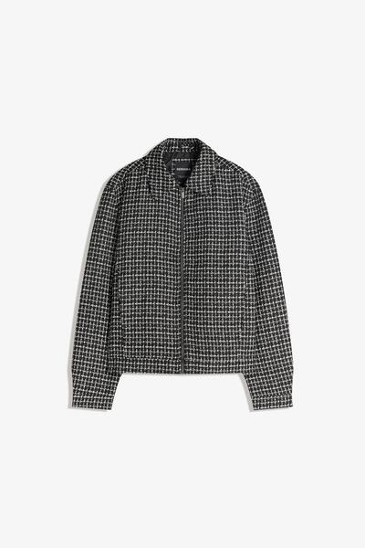 Bershka Cropped chenille jacket