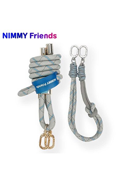 Nimmy Cool & Cute 2.0 Βραχιόλι με Χιαστί Λουράκι και Διακοσμητικό Λουράκι Τηλ...