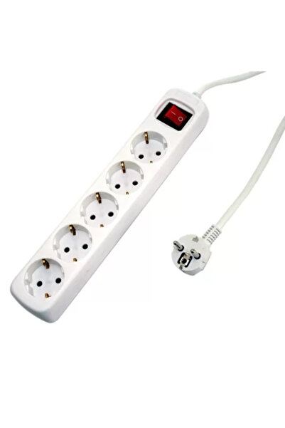 beorol Elektrický predlžovací kábel s vypínačom, uzemnením a detskou ochranou...