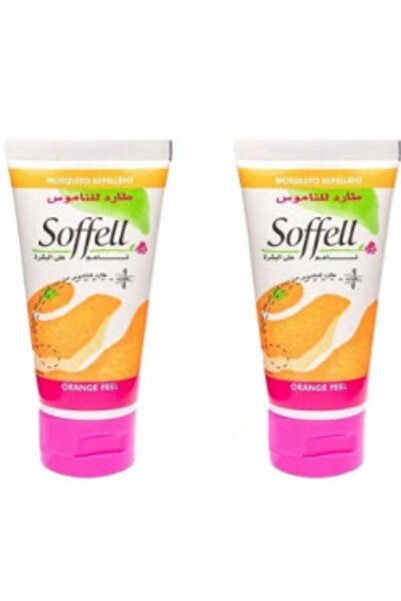 Soffell Sofil 2-piece mosquito repellent cream with orange peel scent, 100 g
