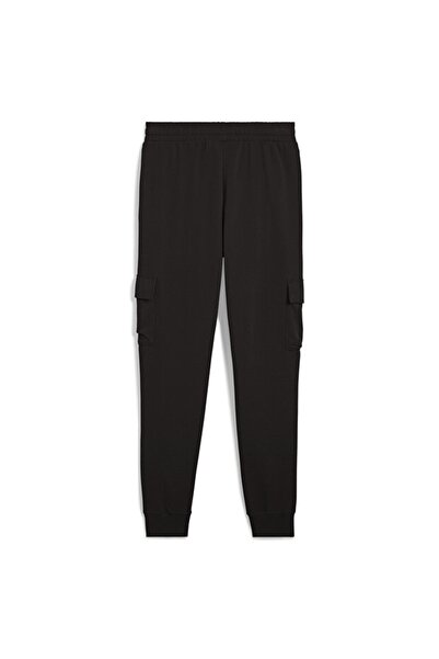 Puma Ess No. 1 Logo Cargo Pants Erkek Eşofman Alt 682661-01 BLACK
