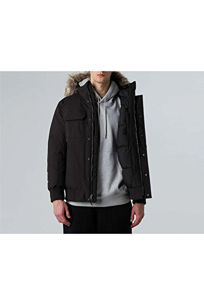 THE NORTH FACE M Mcmurdo Bomber Erkek Outdoor Montu (600 Dolgu Kaz Tüyü) NF0A5GD9KX71 Siyah