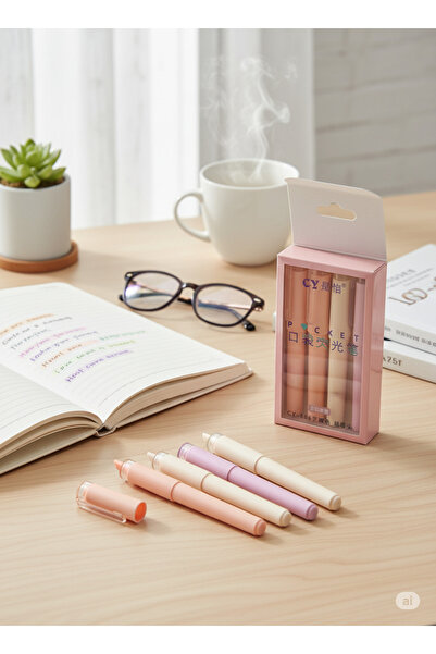 Pocket Mission Highlighter Pen 4-Piece Set