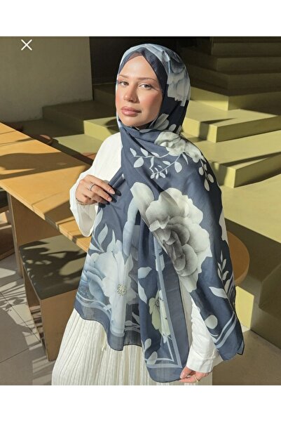MODA Mineleşarp Autumn Color Tones Soft Pattern Transition Cotton Shawl