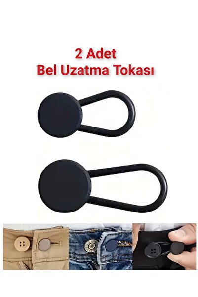 Mucha 2 Adet Pantolon Kemer Bel Uzatma Tokası | Konforlu ve Pratik Bel Genişl...
