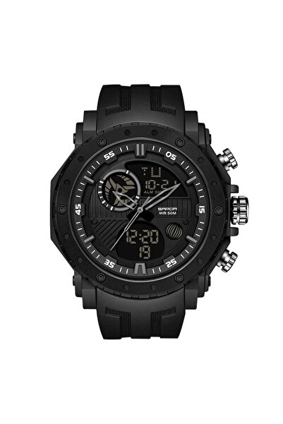Sanda Men's Wristwatch Military Style Army Led Quartz Black