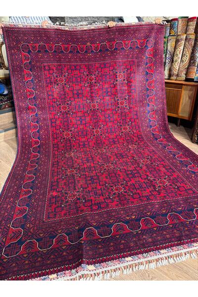 Rustikev AFGAN BİLİCİK HALISI 202X313CM YÜN EL DOKUMA TABAN HALISI