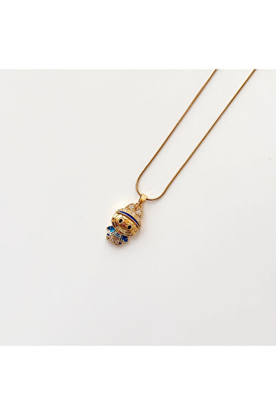 Boise Atelier Lambu blue Steel Necklace | Çelik Kolye