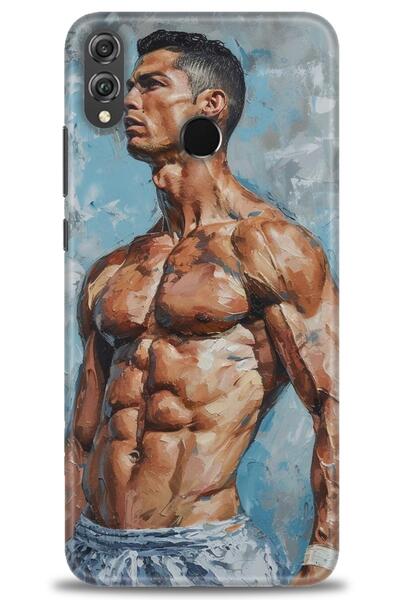 Rulet Aksesuar غطاء متوافق مع هاتف هواوي هونر 8X HD مطبوع - غطاء سيليكون مصمم...