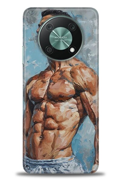 Rulet Aksesuar غطاء متوافق مع هاتف هواوي نوفا Y90 HD مطبوع - غطاء سيليكون بتص...