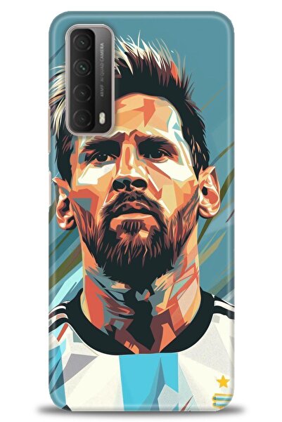 Rulet Aksesuar حافظة متوافقة مع هاتف هواوي بي سمارت 2021 HD مطبوع + واقي شاشة...