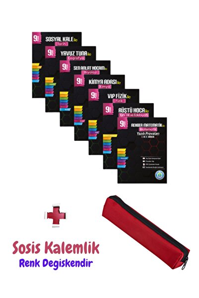 Tonguç Yayınları 9. Sınıf Yazılı Provaları Seti - 7 Kitap 1 ve 2. Dönem + Sos...