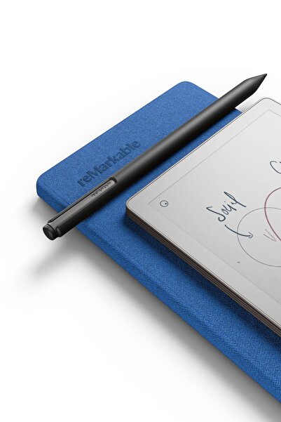 remarkable Paper Pro Move + Marker Plus Kalem + Mozaik Dokuma Cobalt Kılıf