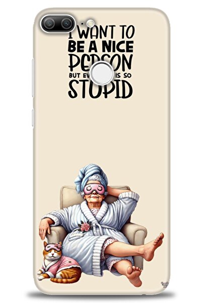 Rulet Aksesuar غطاء متوافق مع هاتف هواوي هونر 9 لايت HD مطبوع - غطاء سيليكون ...