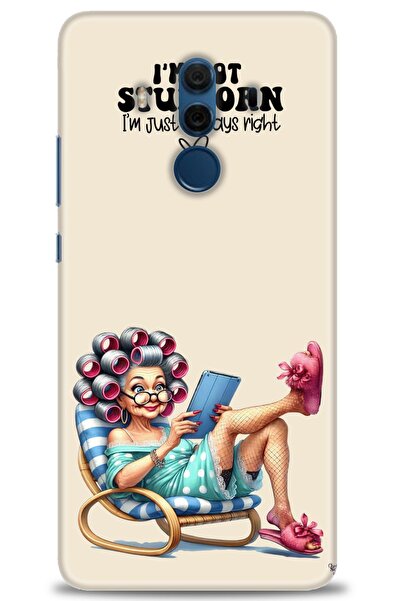 Rulet Aksesuar غطاء متوافق مع هاتف هواوي ميت 10 برو HD مطبوع - غطاء سيليكون م...