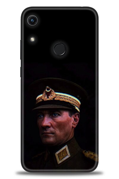 Rulet Aksesuar غطاء متوافق مع هاتف هواوي هونر 8A HD مطبوع - غطاء سيليكون بتصم...