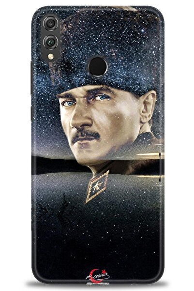 Rulet Aksesuar غطاء متوافق مع هاتف هواوي هونر 8X HD مطبوع - غطاء سيليكون مصمم...