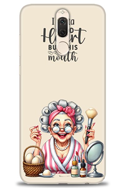 Rulet Aksesuar غطاء متوافق مع هاتف هواوي ميت 10 لايت HD مطبوع - غطاء سيليكون ...