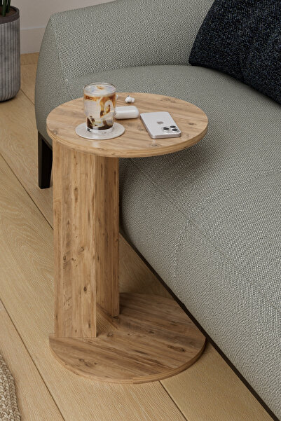 Skandi homeworks Cake C Sehpa Koltuk Sehpası Yan Sehpa Zigon Sehpa Servis Sehpası