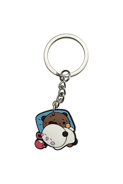 OEM Breloc cuplu Bubu și Dudu, 8 cm, multicolor