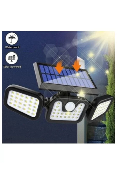 Avex Nastaviteľná LED solárna lampa model TRIO so senzorom súmraku a senzorom...