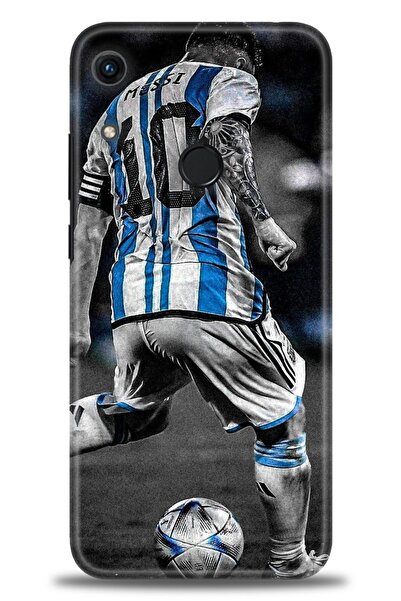 Rulet Aksesuar غطاء متوافق مع هاتف هواوي هونر 8A مطبوع بدقة عالية - غطاء سيلي...