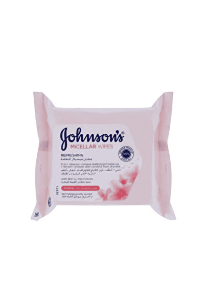 JOHANSON جونسون مناديل ميسيلار للتنظيف البشرة وازالة المكياج 25 منديل