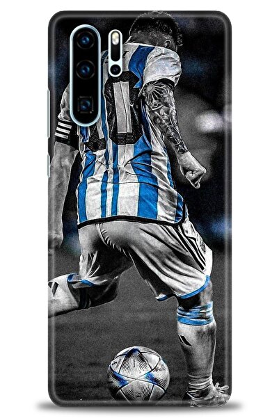 Rulet Aksesuar غطاء متوافق مع هاتف هواوي P30 Pro HD مطبوع - غطاء سيليكون بتصم...