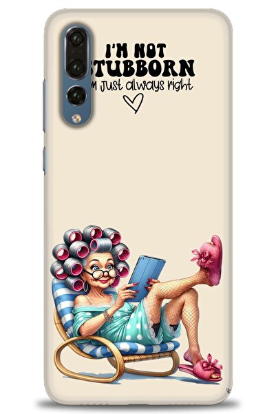 Rulet Aksesuar غطاء متوافق مع هاتف هواوي P20 Pro HD مطبوع - غطاء سيليكون مصمم...