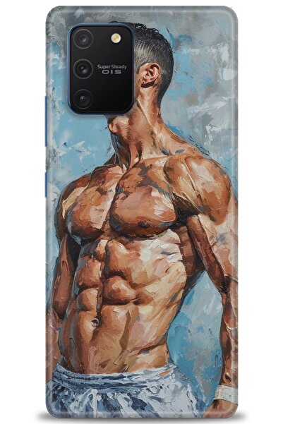 kılıfevreni غطاء متوافق مع هاتف سامسونج جالاكسي A91 A+ Plus HD مطبوع - غطاء س...