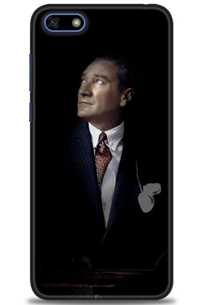 Rulet Aksesuar غطاء متوافق مع هاتف هواوي Y5 2018 HD مطبوع - غطاء سيليكون مصمم...