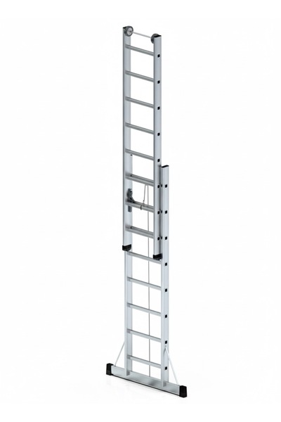 NARVON 2x2.5 ( 5m ) Ipli Makaralı Sürgülü Alüminyum Merdiven