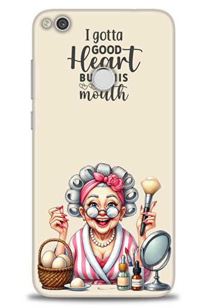 Rulet Aksesuar غطاء متوافق مع هاتف هواوي P9 لايت 2017 HD مطبوع - غطاء سيليكون...