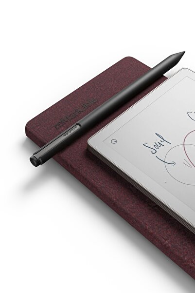 remarkable Paper Pro Move + Marker Plus Kalem + Mozaik Dokuma Burgundy Kılıf