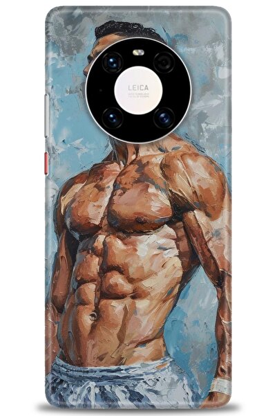 Rulet Aksesuar غطاء متوافق مع هاتف هواوي ميت 40 برو HD مطبوع - غطاء سيليكون ب...