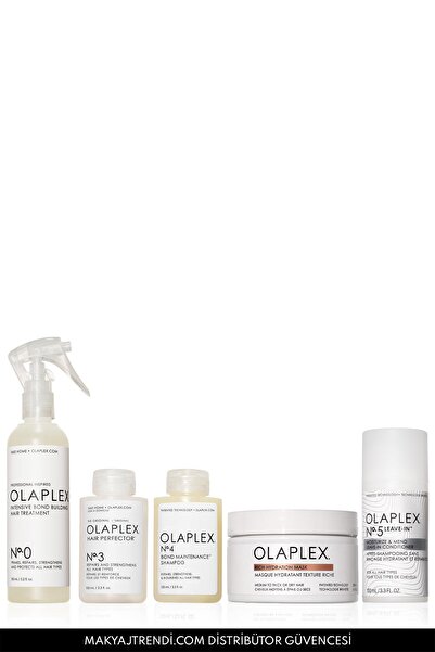 Olaplex Unbreakable Bonds Routine Set - Kalın Telli Saçlar İçin Yoğun Bağ Güç...