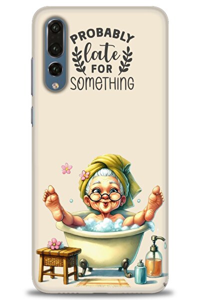 Rulet Aksesuar غطاء متوافق مع هاتف هواوي P20 Pro HD مطبوع - غطاء سيليكون مصمم...