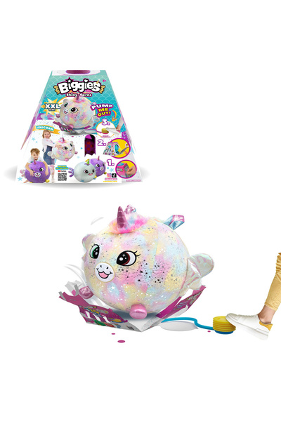 Cici Oyuncak Biggies Foodies Shinycorns Rainbow Unicorn XXL Foodies S6 Şişiri...