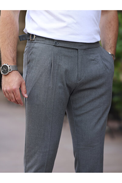 LUMAST New Trend Old Money Fabric Pants